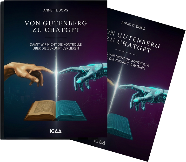 Buchcover: Von Gutenberg zu ChatGPT von Annette Doms